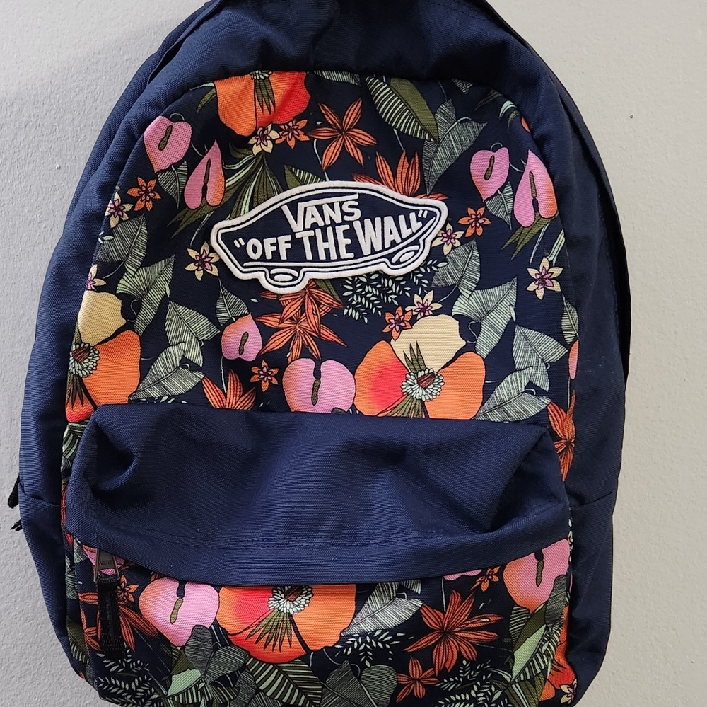 Vans floral backpack